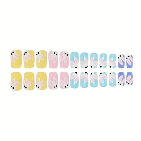 Easter Bunny Press-on Nail Set - Picture 6 of 6